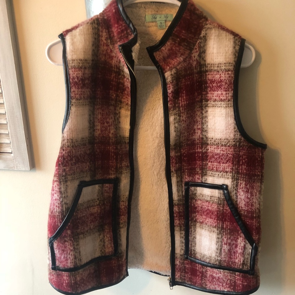 Plaid Vest